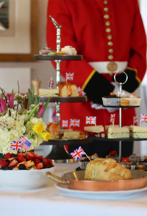 Image for the royal wedding food