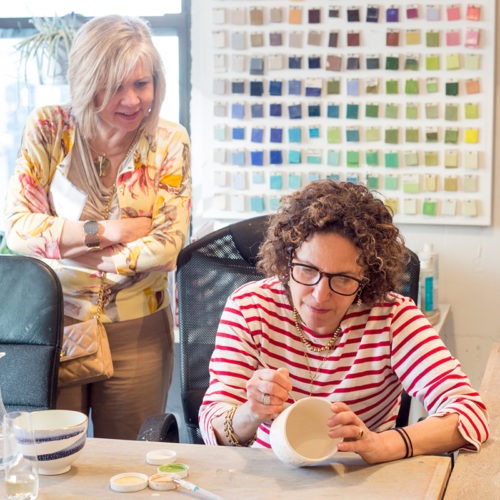 Pottery Painting Workshop with Jill Rosenwald