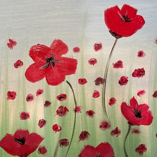 Cookies and Canvas: Poppy Fields
